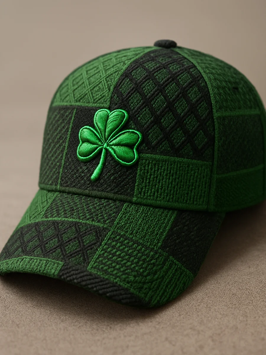 Unisex St. Patrick's Day Shamrock Art Print hatt