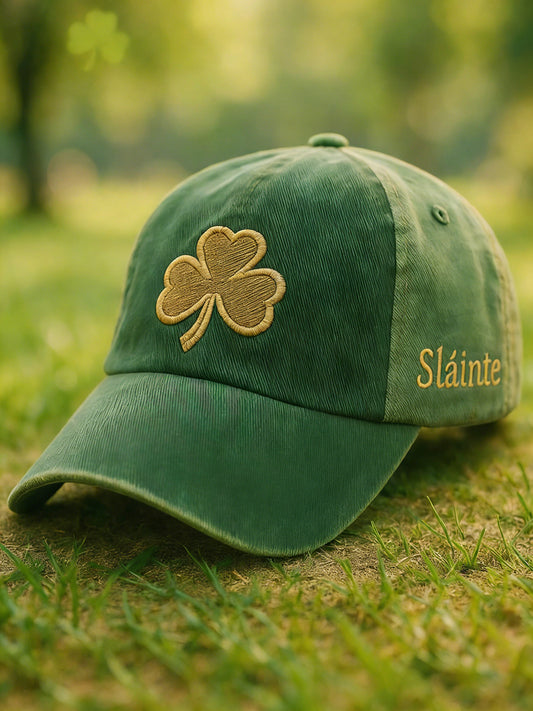 Unisex St Patrick's Day Shamrock Print hatt