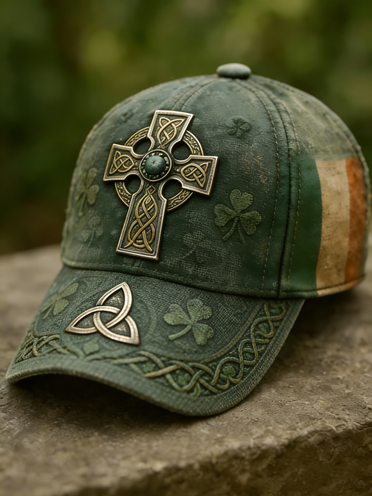 Unisex St. Patrick's Day Shamrock Art Print hatt