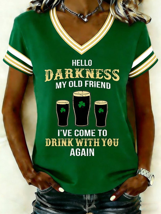 Damernas hej mörker Min gamla vän kortärmad t-shirt