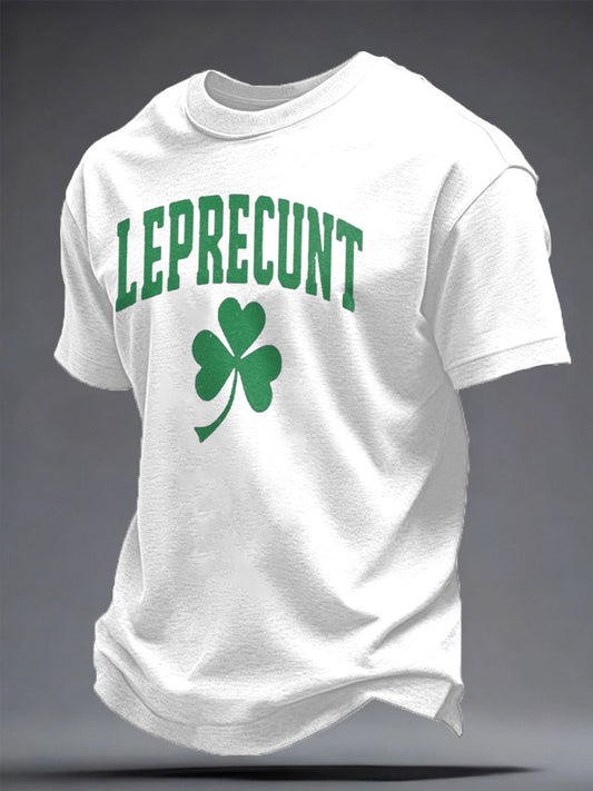 Unisex St. Patricks Dag Shamrocks Rolig tryckt T-shirt