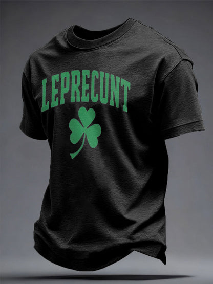 Unisex St. Patricks Dag Shamrocks Rolig tryckt T-shirt