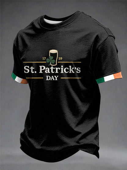 Herrens Irland St.Patricks Day korta ärmar t-shirt