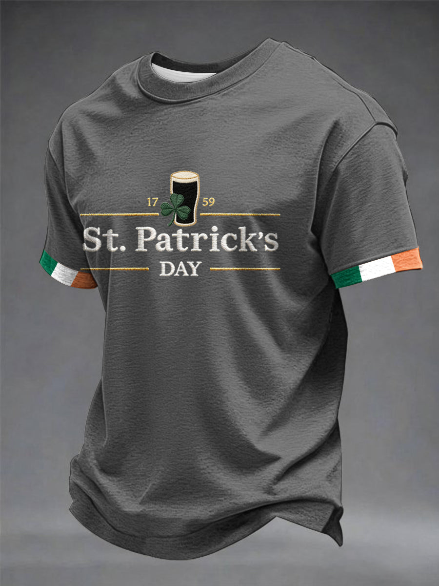 Herrens Irland St.Patricks Day korta ärmar t-shirt