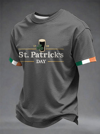 Herrens Irland St.Patricks Day korta ärmar t-shirt