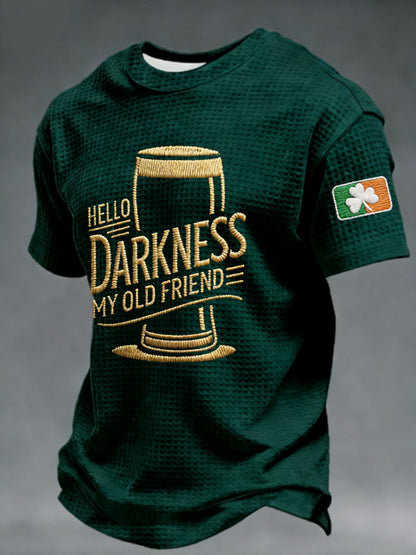 Herrens hej mörker Min gamla vän Våffle korta ärmar T-shirt