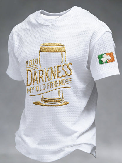 Herrens hej mörker Min gamla vän Våffle korta ärmar T-shirt