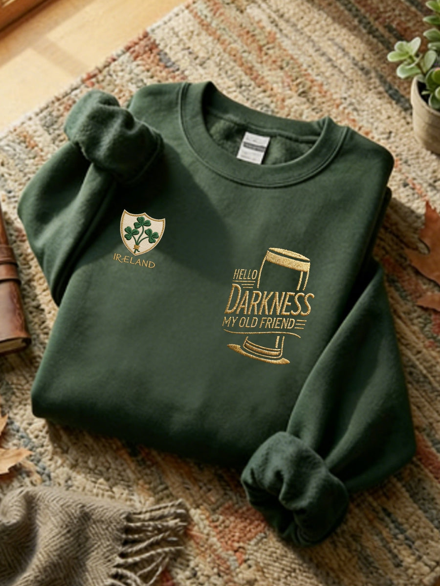 Kvinnor Hej mörker min gamla vän regelbundna tröjar