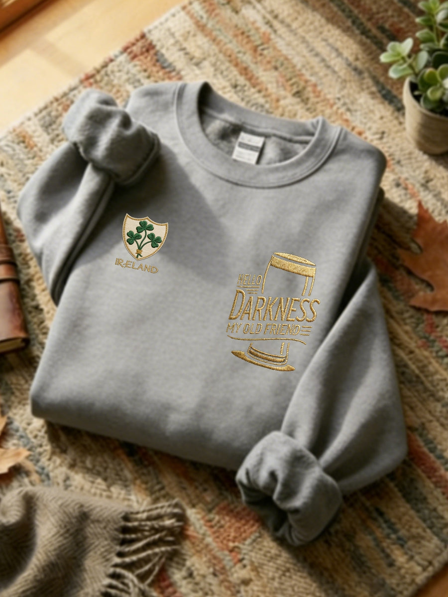 Kvinnor Hej mörker min gamla vän regelbundna tröjar