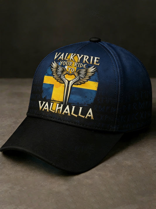 Unisex Svenska Viking-stil Print Hat