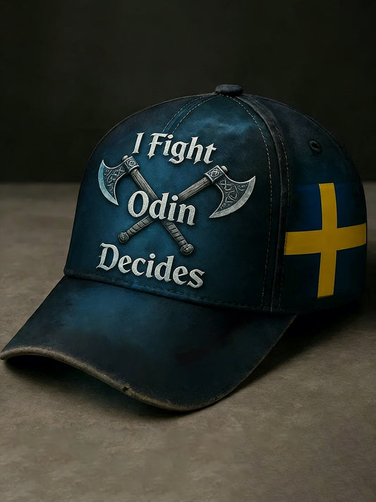 Jag bekämpar Odin bestämmer Viking Sverige hatt