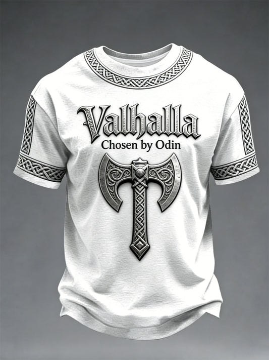 Herrens Viking-stil Valhalla T-shirt