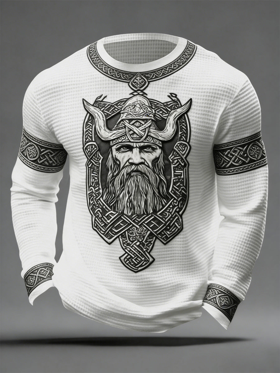 Mäns vikinga-stil Våffle Topp