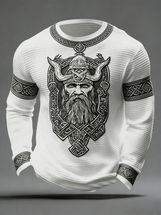 Mäns vikinga-stil Våffle Topp