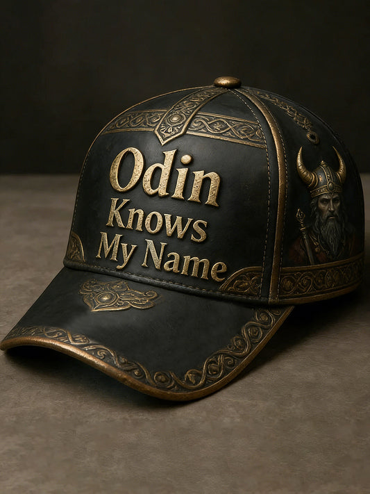 Odin känner till mitt namn Vikinghatt