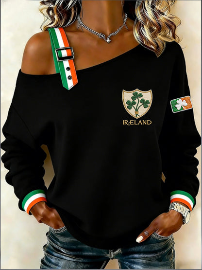 Kvinnors irländska St Patricks Day Sweatshirt