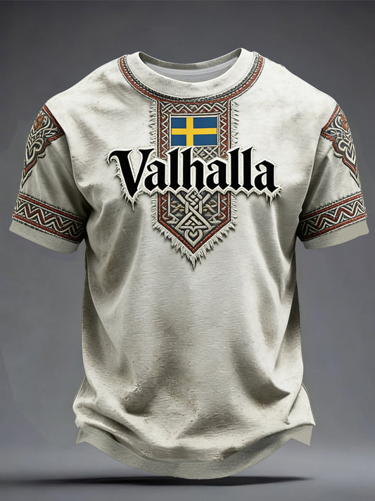 Herregenser i svensk vikingastil med Valhall-motiv
