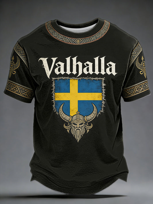 Herregenser i svensk vikingastil med Valhall-motiv