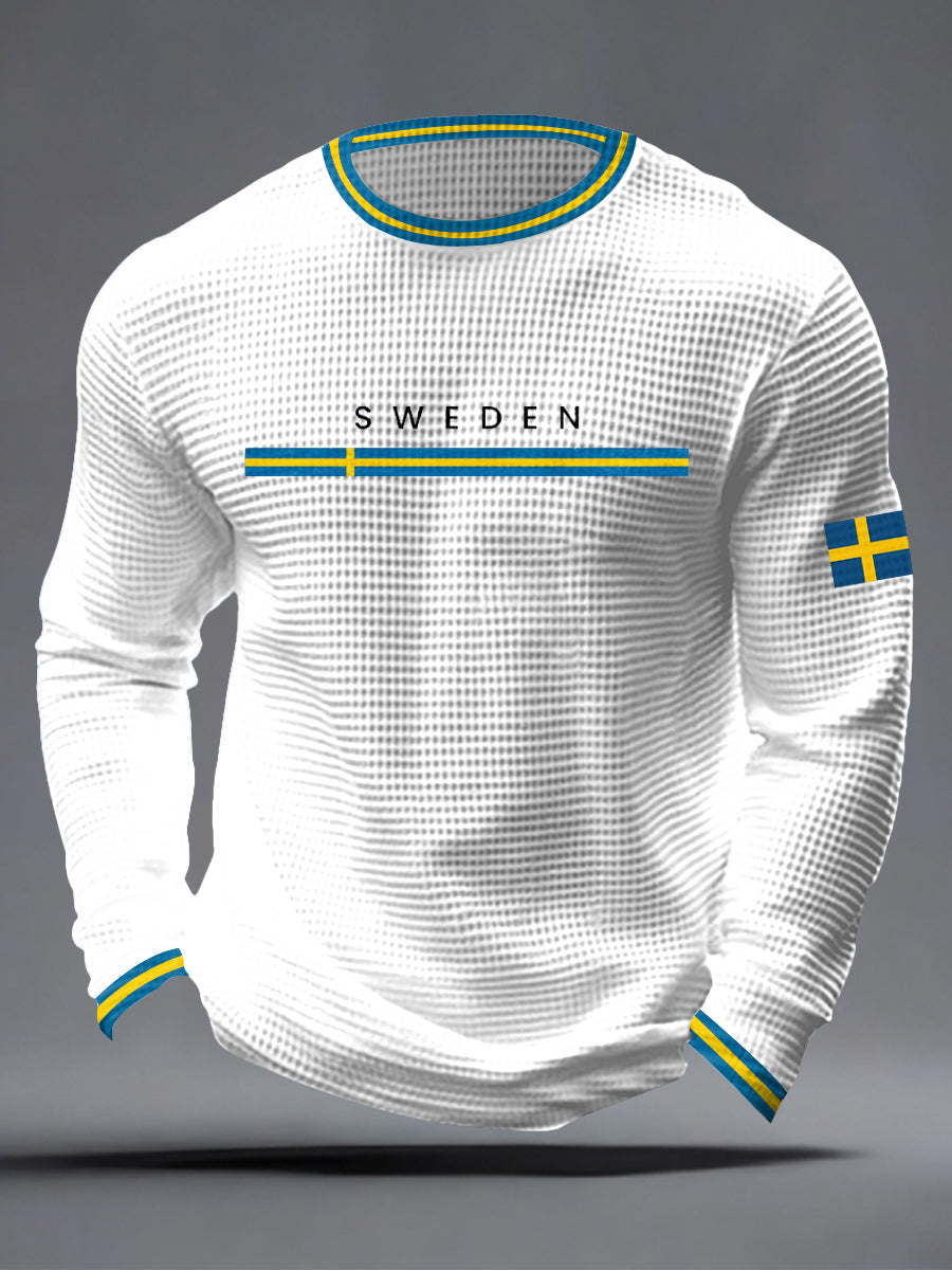 Herrkläder Svensk konst Våffeltröja
