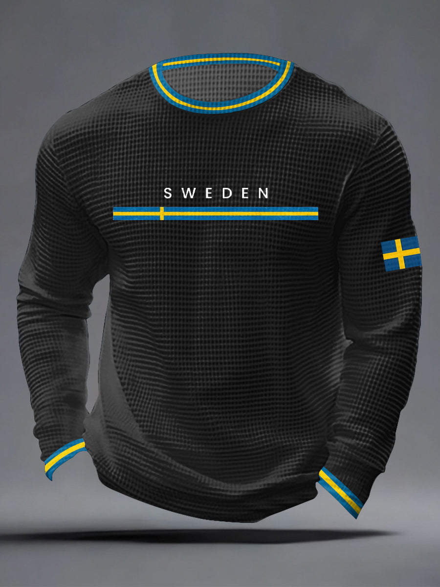 Herrkläder Svensk konst Våffeltröja