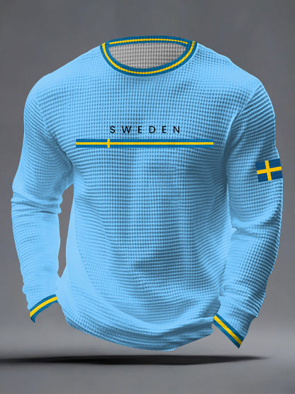 Herrkläder Svensk konst Våffeltröja