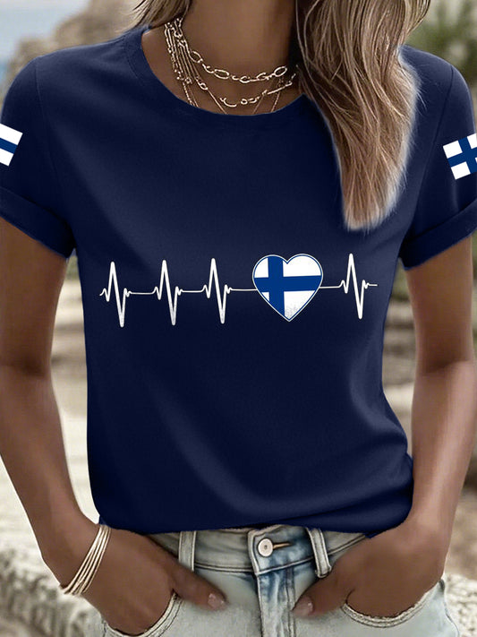 Støvgenser med finskinspirert trykk