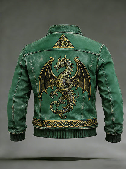 Mans keltisk vintagejacka