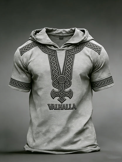 Herrens Viking Hoodie T-shirt