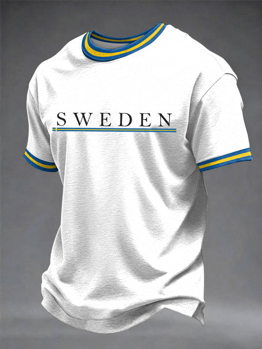 Herregenser med svensk kunst og Valhall-trykk
