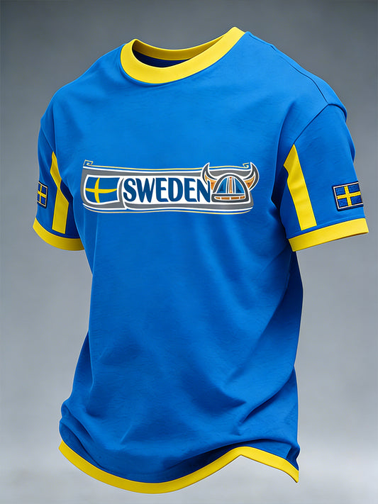Herlig fritids-T-skjorte med trykk