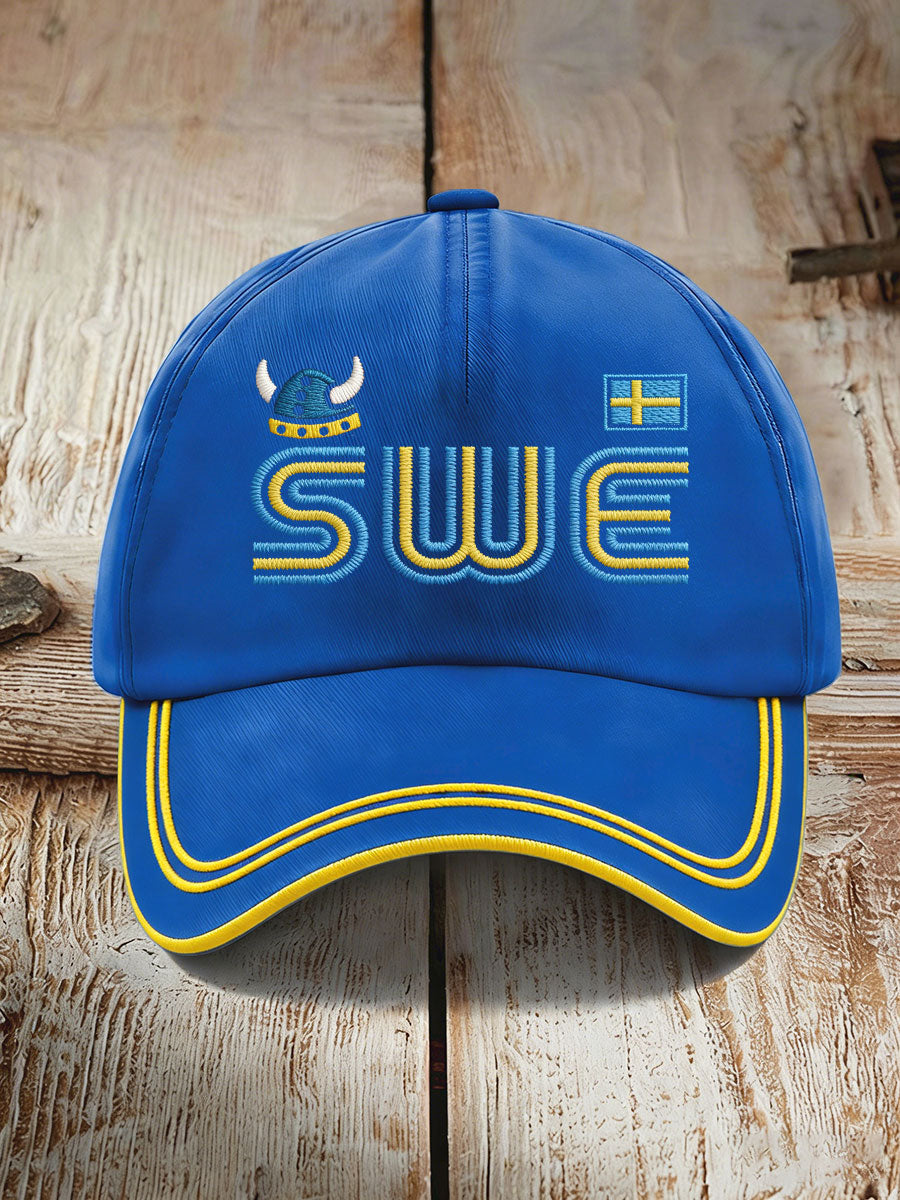 Unisex Sverige Fotboll älskare tryckt hatt