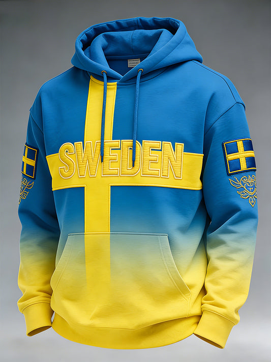 Retro svensk kunsttrykk uformell genser