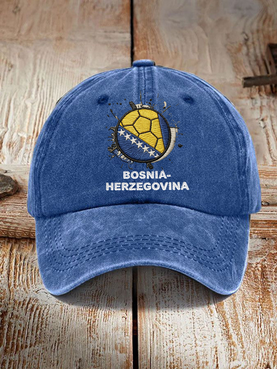 Unisex Bosnien ZMAJEVI Fotbollslärares tryckt hatt