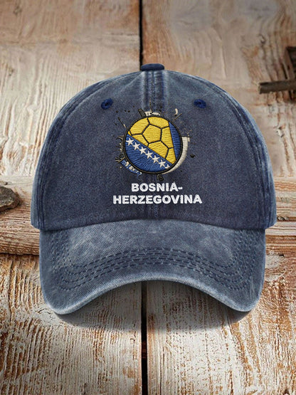 Unisex Bosnien ZMAJEVI Fotbollslärares tryckt hatt