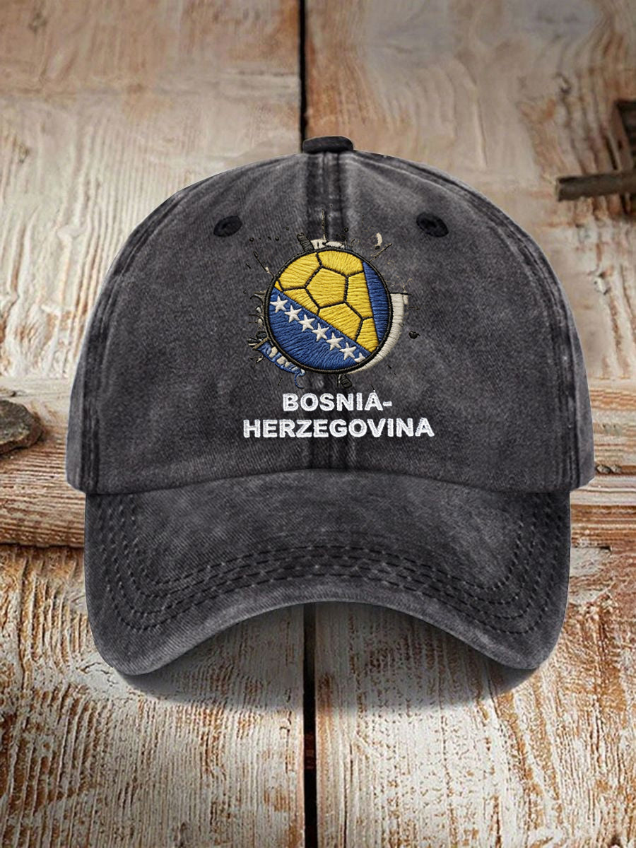 Unisex Bosnien ZMAJEVI Fotbollslärares tryckt hatt