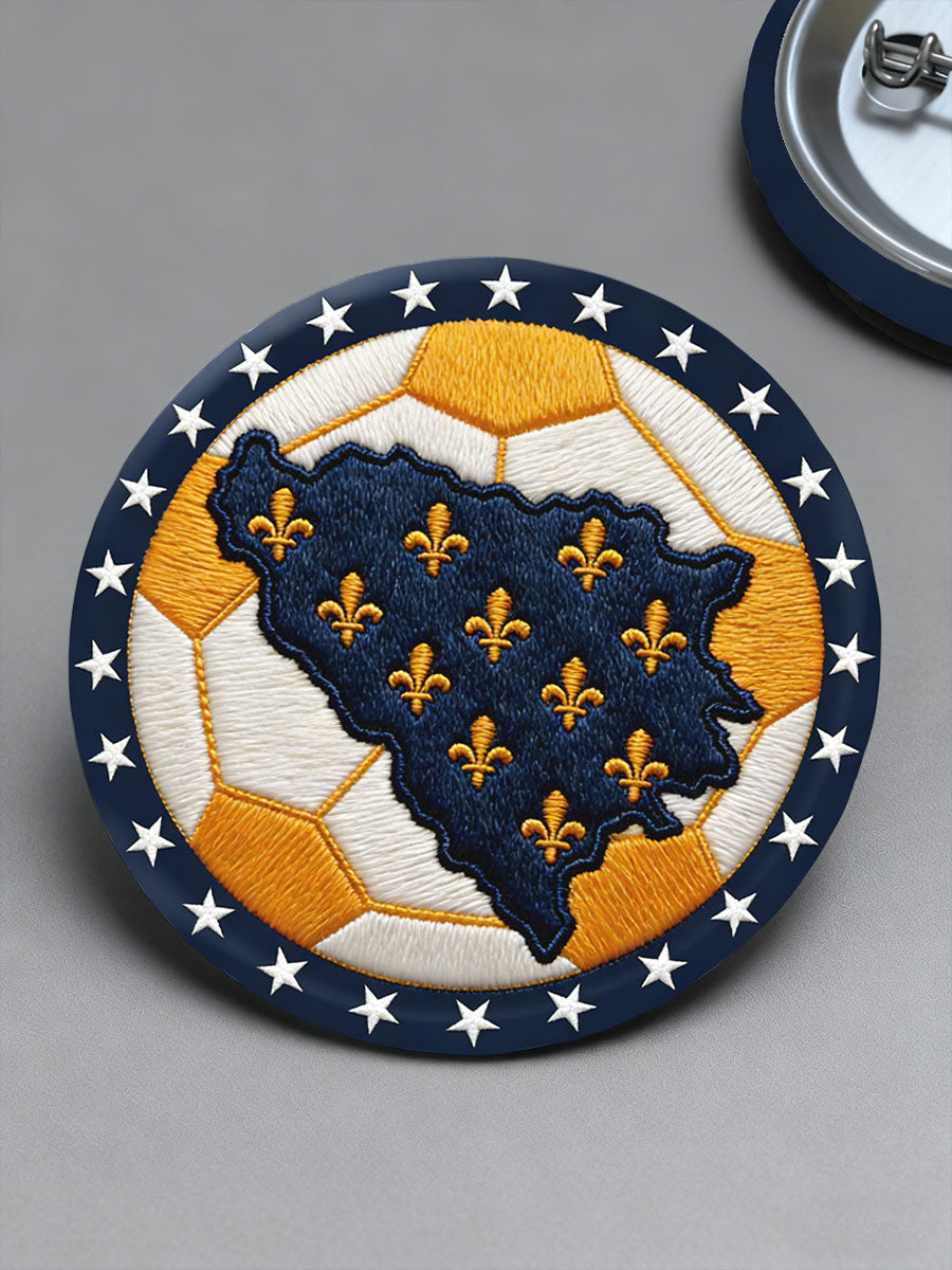 Bosno ZMAJEVI Fotbollslära-märken med tryck
