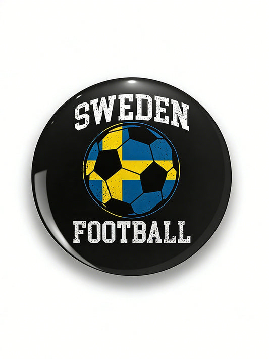Fotballtema-trykt merke