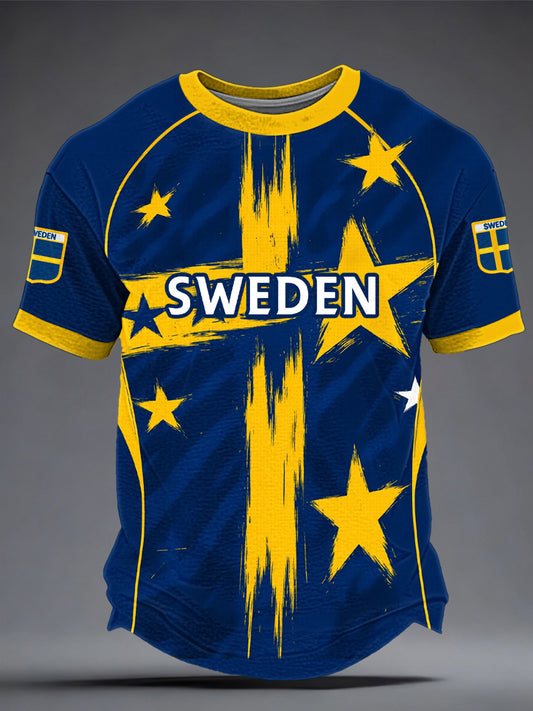 Herregenser med svensk fotballtrykk