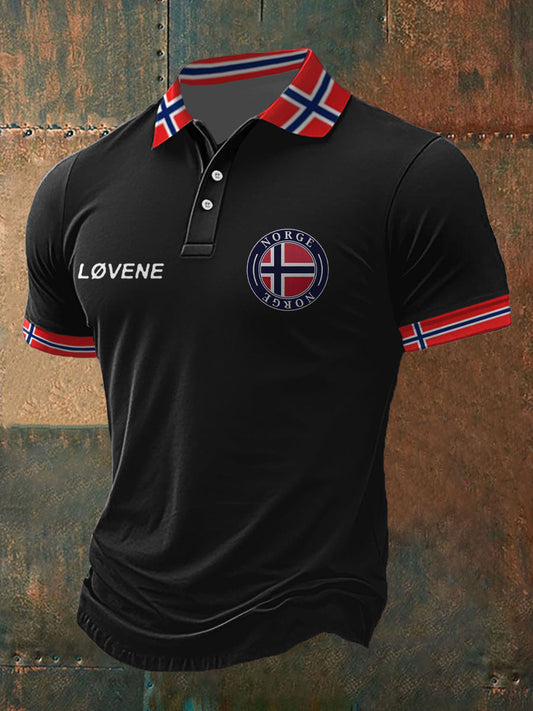Herre Norge Fotball elsker Trykt uformelle topper