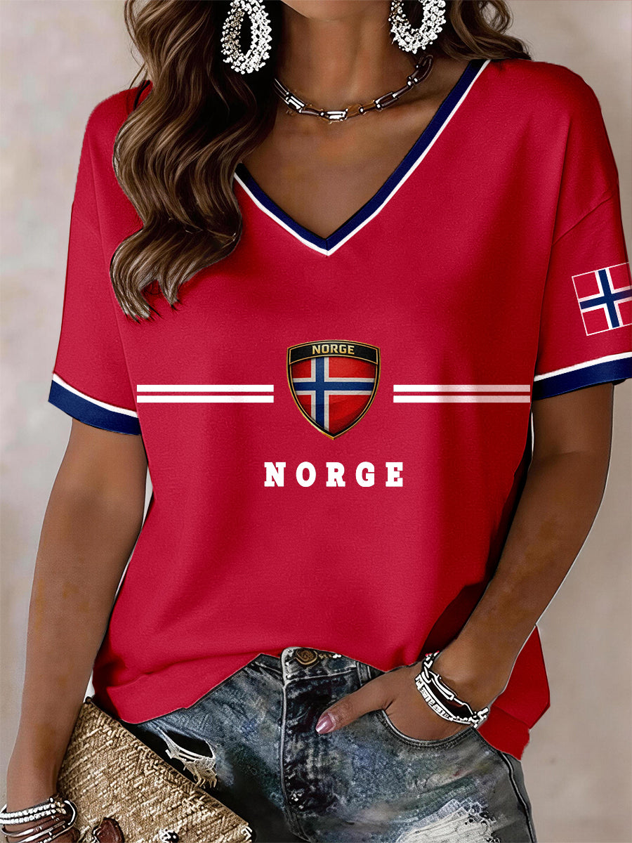Damskor från Norway med V-ringning