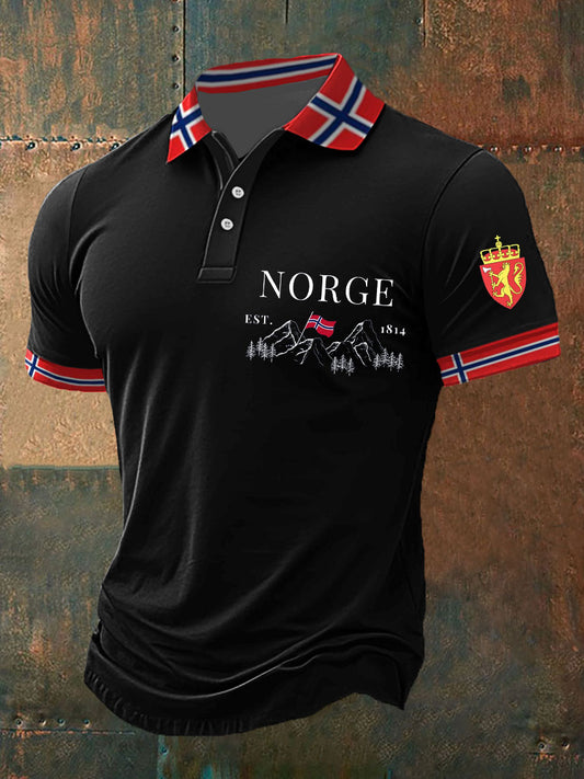 Herrepolo med norsk mønster