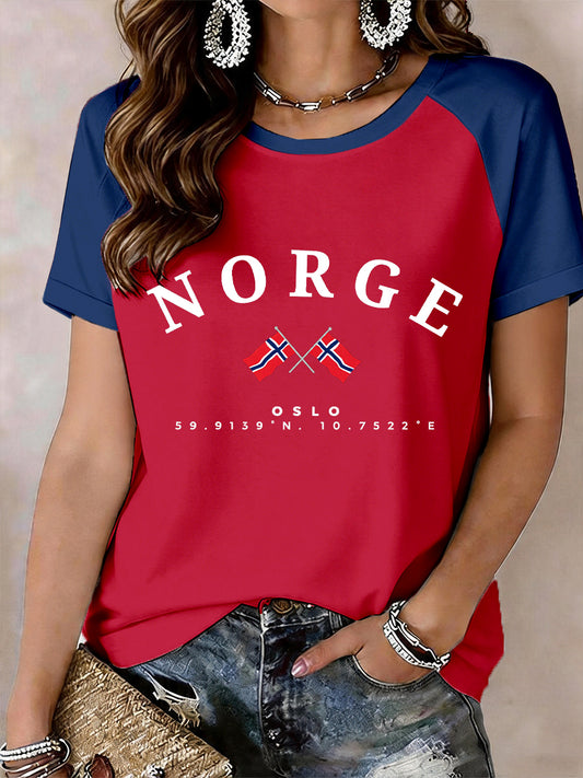 Dame Norge T-skjorte