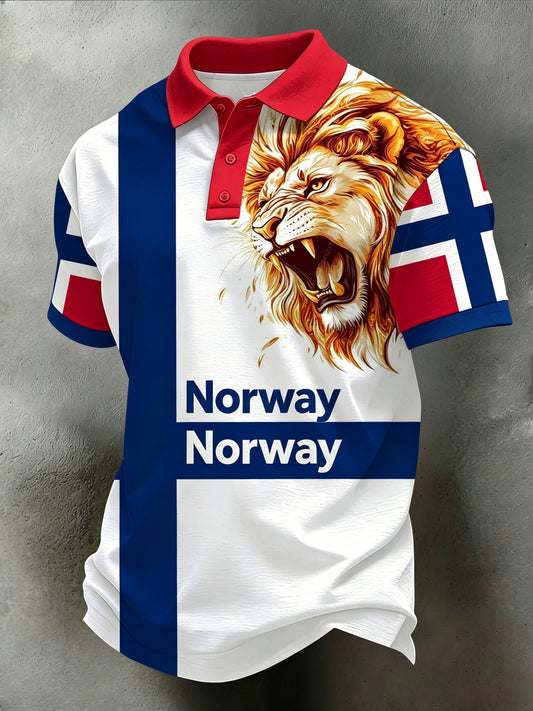 Herre Norsk Grunnlovsdag minnegrafikk Polo.