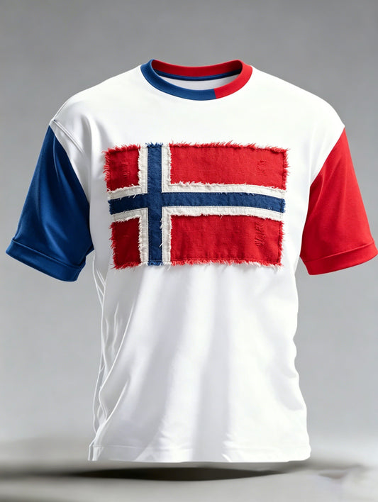 Herrenes kunsttrykkgenser med minnemotiv for Norges grunnlovsdag