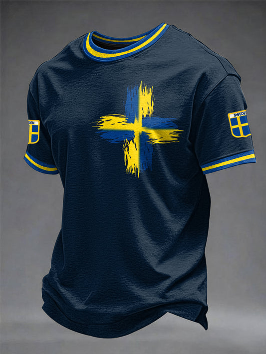 Herregenser med svensk fotballtrykk