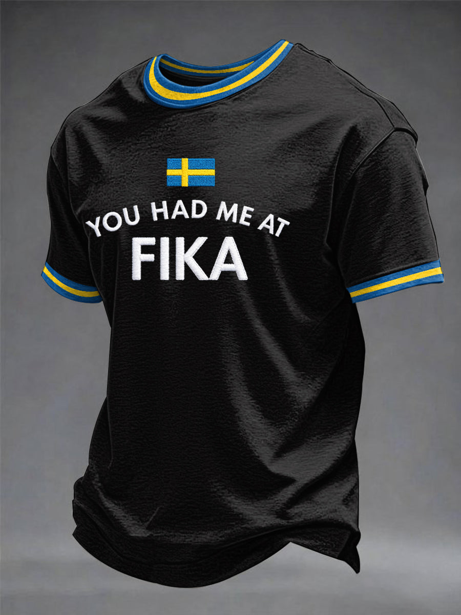 Herrtröja med svensk tryckkänning