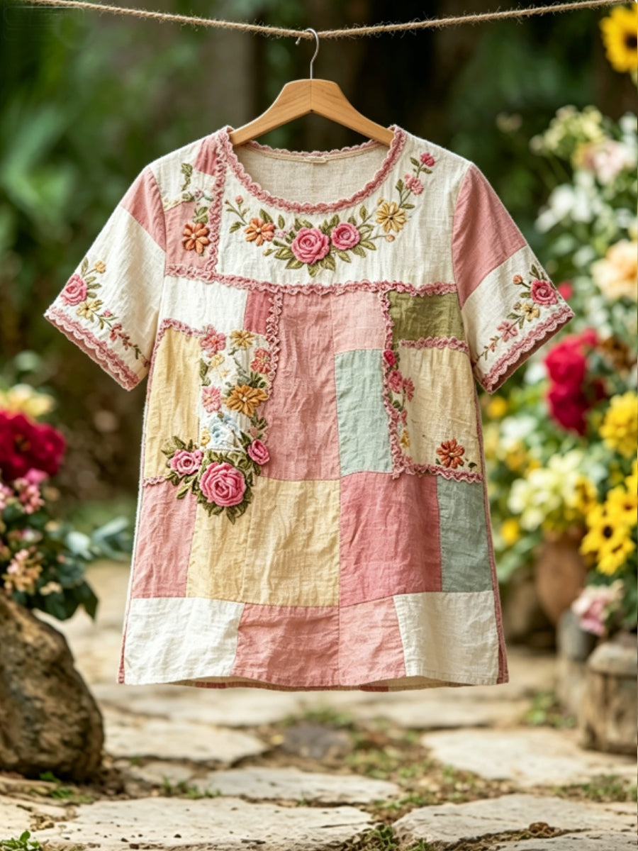 Kvinnors kortärmad T-shirt