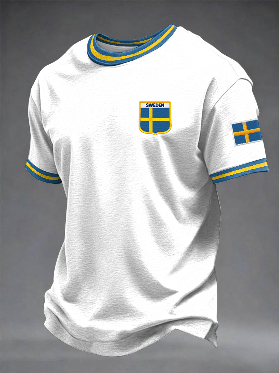 Herrtröja med svensk tryckning