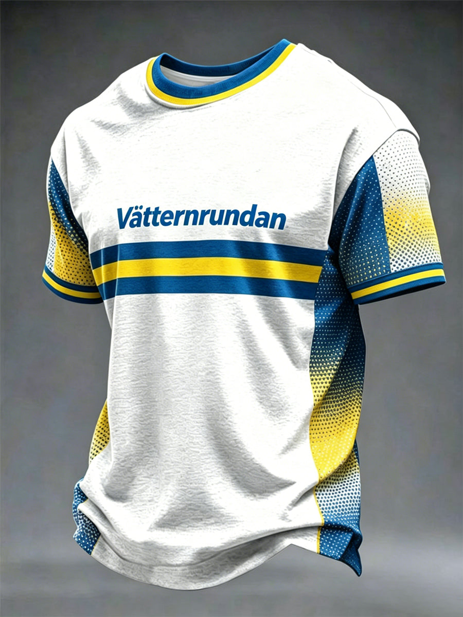 Herrcykelveckans T-shirt med tryck för män