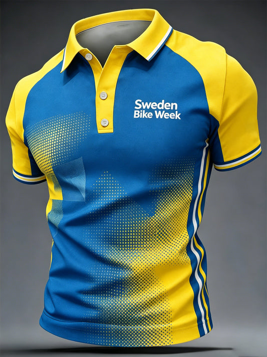 Sykkeluke for menn i Sverige-trykk avslappet topp